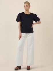 APART Dżinsy - Relaxed fit - w kolorze kremowym rozmiar: 38. Brązowe jeansy damskie Apart, z podwyższonym stanem. Za 244.95 zł.