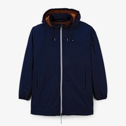 Kurtka parka z polarową podszewką, wodoodporna Serge Blanco Stormer. Niebieskie kurtki damskie SERGE BLANCO, na zimę, xl, z dresówki, z kapturem. Za 758.00 zł.