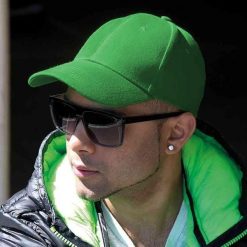 6panelowa Czapka Z Daszkiem Unisex Memphis. Czarne czapki z daszkiem damskie RESULT, bez wzorów, z bawełny. Za 27.99 zł.