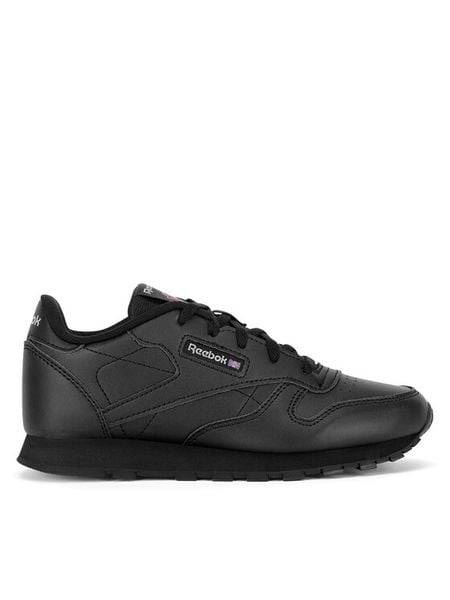 Reebok Sneakersy Classic Leather 100000116 Czarny. Czarne buty sportowe chłopięce Reebok, ze skóry, bez zapięcia. Za 159.00 zł.