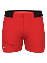Salewa Bojówki funkcyjne "Pedroc Pro Durastretch" w kolorze czerwonym rozmiar: 40. Czerwone spodnie dresowe damskie Salewa, bez wzorów, z materiału. Za 175.67 zł.