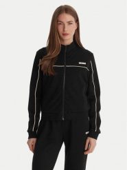 Guess Bluza V6GQ09 K3001 Czarny Regular Fit. Czarne bluzy damskie Guess, l, z aplikacjami, z syntetyku, bez kaptura. Za 429.99 zł.