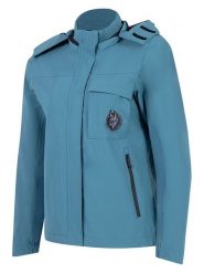 Protective Kurtka przeciwdeszczowa "Day N'Nite" w kolorze niebieskim rozmiar: 40. Niebieskie kurtki sportowe damskie Protective, m, bez wzorów, bez kaptura. Za 351.95 zł.