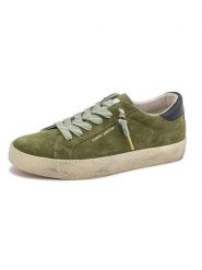 Natural world Skórzane sneakersy w kolorze khaki rozmiar: 38. Brązowe obuwie sportowe damskie Natural World, bez zapięcia. Za 174.43 zł.