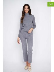 William de Faye 2-częściowy zestaw w kolorze szarym rozmiar: 42. Szare golfy damskie William de Faye, bez wzorów, z kaszmiru, bez ramiączek. Za 173.99 zł.