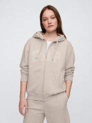 GAP Bluza w kolorze beżowym rozmiar: XL. Brązowe bluzy damskie GAP, xl, bez wzorów, bez kaptura. Za 122.67 zł.