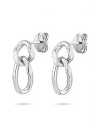 Eclat d'Argent Srebrne kolczyki-wkrętki rozmiar: onesize. Szare kolczyki damskie Eclat d'Argent, srebrne. Za 236.05 zł.