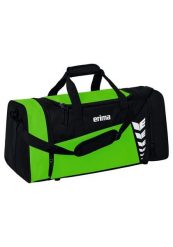 Torba sportowa Erima Six Wings. Czarne torby sportowe Erima, bez wzorów, z poliesteru. Za 119.99 zł.