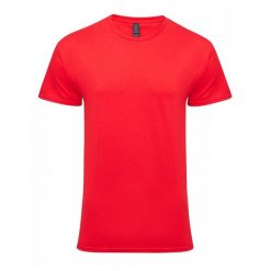 Bawełniana Lekka Koszulka Unisex Dla Dorosłych. Niebieskie bluzki damskie GILDAN, m, bez wzorów, z bawełny, bez kołnierzyka, bez ramiączek. Za 37.99 zł.