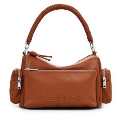 Torebka Desigual. Brązowe torebki klasyczne damskie Desigual, bez dodatków. Za 359.99 zł.