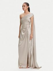 Marciano Guess Sukienka wieczorowa 5YGK01 7246A Beżowy Regular Fit. Brązowe sukienki damskie Marciano Guess, z aplikacjami, z syntetyku, wizytowe, bez ramiączek. Za 1,199.00 zł.