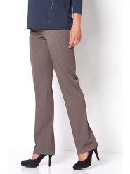 Rosner Spodnie w kolorze jasnobrązowym rozmiar: 54. Brązowe spodnie materiałowe damskie Rosner, bez wzorów, z materiału. Za 143.99 zł.