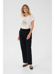 Cream Spodnie w kolorze czarnym rozmiar: 38/L32. Czarne spodnie materiałowe damskie Cream, bez wzorów, z materiału. Za 134.95 zł.