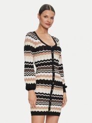 Guess Kardigan Virginia W4YK90 Z3GC0 Czarny Regular Fit. Czarne kardigany damskie Guess, m, z aplikacjami, z wiskozy. Za 449.99 zł.