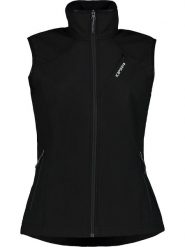 Icepeak Kamizelka softshellowa "Brush" w kolorze czarnym rozmiar: 44. Czarne kamizelki damskie Icepeak, m, bez wzorów, bez kaptura. Za 166.88 zł.