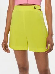 Patrizia Pepe Szorty materiałowe 2P1594/A049-Y452 Żółty Regular Fit. Żółte szorty damskie Patrizia Pepe, bez wzorów, z materiału. Za 569.99 zł.