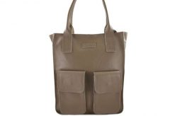 Shopperka skórzana BARBERINI'S c. beżowa 952-9. Brązowe shopper bag Barberinis, bez wzorów, ze skóry, małe, bez dodatków. Za 339.99 zł.