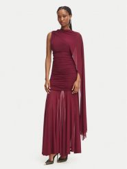 Bardot Sukienka wieczorowa Alverie 60452DB Bordowy Regular Fit. Czerwone sukienki damskie Bardot, bez wzorów, wizytowe, bez ramiączek. Za 639.99 zł.