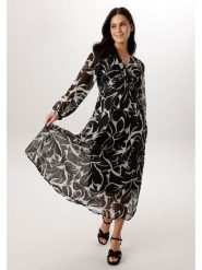 Aniston Sukienka w kolorze czarno-białym rozmiar: 46. Czarne sukienki damskie Aniston, bez wzorów, bez ramiączek. Za 252.99 zł.