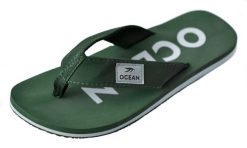 Japonki plażowe Madsea Flip flop. Zielone klapki damskie MADSEA, bez wzorów, z tworzywa sztucznego, bez obcasa, bez zapięcia. Za 52.11 zł.