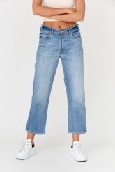 7 FOR ALL MANKIND Błękitne jeansy damskie THE MODERN STRAIGHT TRILIG. Niebieskie jeansy damskie 7 for all mankind. W wyprzedaży za 499.99 zł.