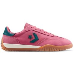 Buty sportowe Converse Run Star Trainer Suede. Czerwone obuwie sportowe treningowe Converse, z zamszu, na fitness i siłownię. Za 590.00 zł.