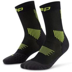 Damskie krótkie skarpety kompresyjne sportowe Core Run do połowy łydki CEP. Brązowe skarpetki damskie CEP, bez wzorów, z dzianiny. Za 84.00 zł.