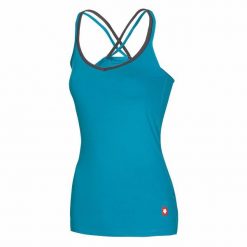 Damska koszulka typu tank top Ocun Corona. Fioletowe bluzki damskie Ocun, l, bez wzorów, sportowe, bez kołnierzyka, bez ramiączek. Za 148.50 zł.