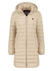 ANAPURNA Płaszcz pikowany "Akitalana" w kolorze beżowym rozmiar: XL. Brązowe płaszcze damskie ANAPURNA, xl, bez wzorów, bez kaptura. Za 173.99 zł.
