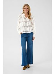 Cream Bluzka w kolorze kremowym rozmiar: 42. Brązowe bluzki damskie Cream, bez wzorów, bez kołnierzyka, bez ramiączek. Za 104.39 zł.