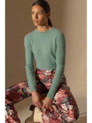 Perfect Cashmere Kaszmirowy sweter "Kylie" w kolorze turkusowym rozmiar: L. Niebieskie swetry klasyczne damskie Perfect Cashmere, l, z kaszmiru, bez kołnierzyka. Za 397.95 zł.