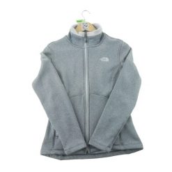 Second life - Kurtka polarowa damska z wysokim kołnierzem - Stan bardzo dobry. Szare kurtki damskie The North Face, s, bez wzorów, z polaru, bez kaptura. Za 190.96 zł.