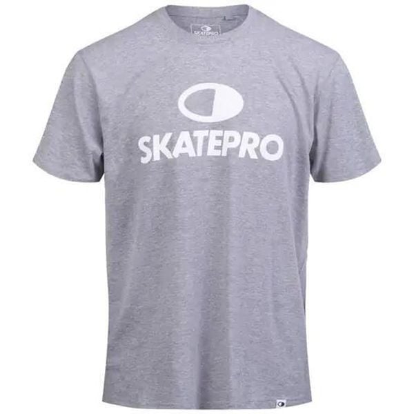 Odzież T-shirts unisex SkatePro Koszulka - 8-10 - Heather Grey. Szara koszulki damskie SKATEPRO, bez wzorów, z materiału, bez kołnierzyka, bez ramiączek. Za 119.99 zł.