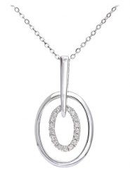 Revoni Złoty naszyjnik z diamentami - dł. 46 cm rozmiar: onesize. Szare naszyjniki damskie Revoni, z diamentem, złote. Za 717.99 zł.