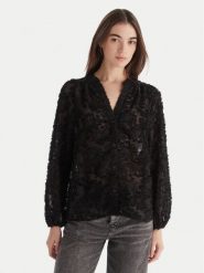 ONLY Bluzka Korsa 15360837 Czarny Oversize. Czarne bluzki damskie Only, m, bez wzorów, z syntetyku, bez kołnierzyka, bez ramiączek. Za 99.99 zł.