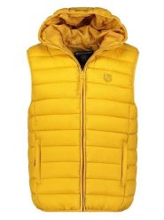 Canadian Peak Kamizelka pikowana "Vakitaleak" w kolorze musztardowym rozmiar: M. Żółte kamizelki damskie Canadian Peak, m, bez wzorów, bez kaptura. Za 126.99 zł.