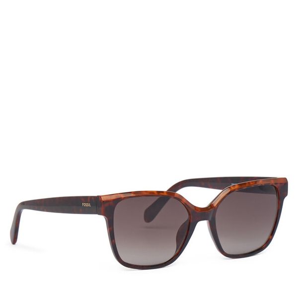 Okulary przeciwsłoneczne Fossil. Brązowe okulary przeciwsłoneczne damskie Fossil. Za 199.99 zł.