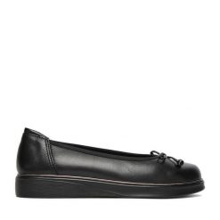 Baleriny Go Soft. Czarne balerinki damskie GO SOFT, bez wzorów. Za 189.99 zł.