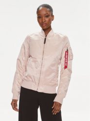 Alpha Industries Kurtka bomber MA-1 VF 59 133009 Różowy Regular Fit. Czerwone kurtki damskie Alpha Industries, m, bez wzorów, z syntetyku, bez kaptura. Za 559.00 zł.