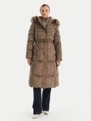 Guess Płaszcz zimowy W5BL29 W2802 Brązowy Regular Fit. Brązowe płaszcze damskie Guess, na zimę, xl, z aplikacjami, z syntetyku, bez kaptura. Za 1,399.00 zł.
