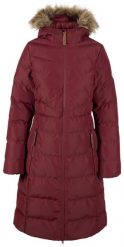 Trespass Audrey - damska długa kurtka zimowa Dark Cherry. Brązowe kurtki damskie 2117 OF SWEDEN, na zimę, s, z aplikacjami, z futra, bez kaptura. Za 348.99 zł.