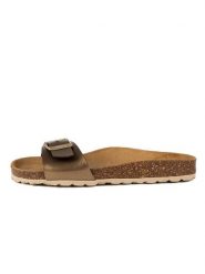 Little Sky Klapki w kolorze jasnobrązowym rozmiar: 38. Brązowe klapki damskie Little Sky, bez wzorów, z otwartym noskiem, bez obcasa, bez zapięcia. Za 119.95 zł.