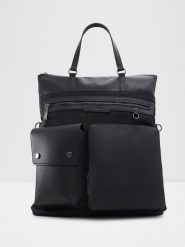 Aldo Plecak w kolorze czarnym - 39 x 59 x 6 cm rozmiar: onesize. Czarne plecaki ALDO, bez wzorów, z materiału. Za 173.99 zł.