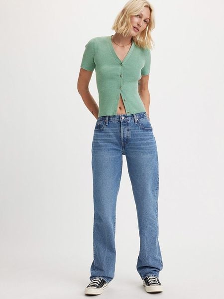 Levi's Dżinsy - Regular fit - w kolorze niebieskim rozmiar: W32/L30. Niebieskie jeansy damskie Levi's. Za 239.86 zł.
