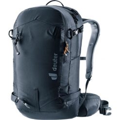 Plecak skiturowy Deuter Freerider 30 - black/black. Czarne plecaki Deuter, bez wzorów. Za 703.49 zł.