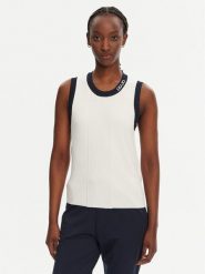 Liu Jo Sport Sweter TA5092 MS022 Biały Regular Fit. Białe swetry klasyczne damskie Liu Jo Sport, xxl, z syntetyku, bez kołnierzyka. Za 279.99 zł.