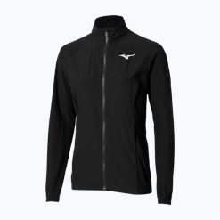 Bluza tenisowa damska Mizuno Frontier Shadow W. Czarne bluzy damskie Mizuno, s, bez wzorów, z elastanu, bez kaptura. Za 209.99 zł.