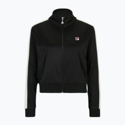 Bluza damska FILA Lamoni Cropped Track. Czarne bluzy damskie Fila, bez wzorów, bez kaptura. Za 199.99 zł.