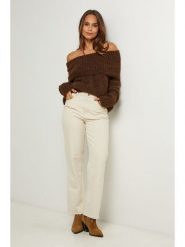 L'armoire de Suzette Sweter w kolorze brązowym rozmiar: 38/40. Brązowe swetry klasyczne damskie L'armoire de Suzette, l, bez kołnierzyka. Za 104.99 zł.