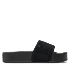Klapki Big Star Shoes. Czarne klapki damskie BIG STAR SHOES, bez wzorów, bez obcasa, bez zapięcia. Za 79.99 zł.